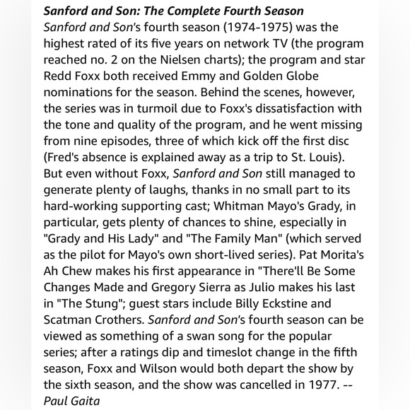 Sanford and Son 🆕 DVD complete series, years 1-6, factory sealed - Picture 6 of 8